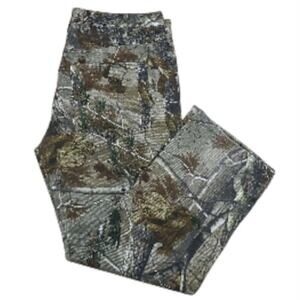 Realtree Camo Jeans Men's 38x32 Fits 37x30 Reinforced Knee Rugged Hunting Jeans